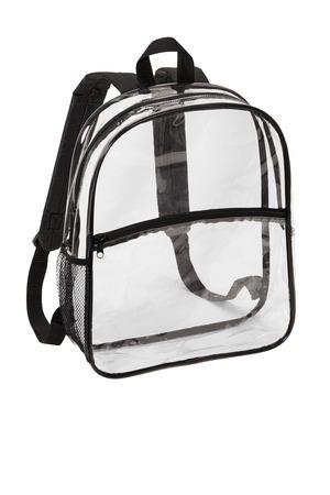 Clear/Black Port Authority Clear Backpack BG230
