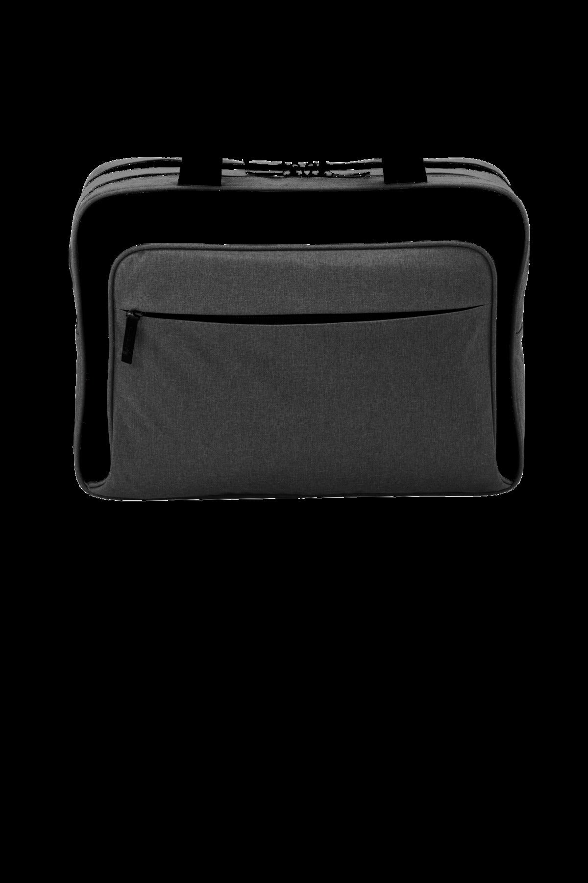 SanMar BG323_graphitegreyheatherblack_flat_straight.jpg