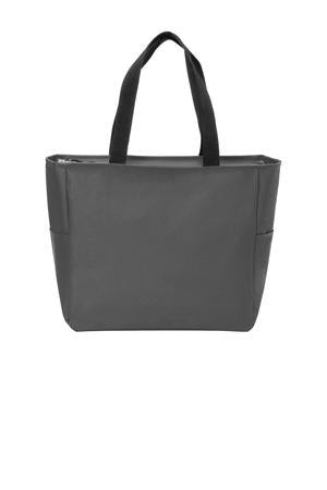 Black Port Authority Essential Zip Tote. BG410