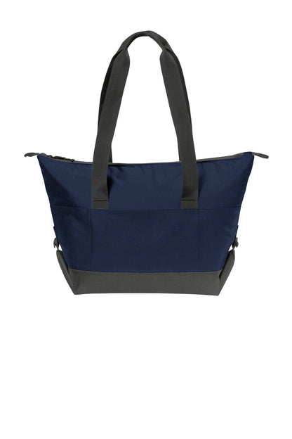 SanMar BG516_riverbluenavydarkchar_flat_front.jpg?v=1762274764