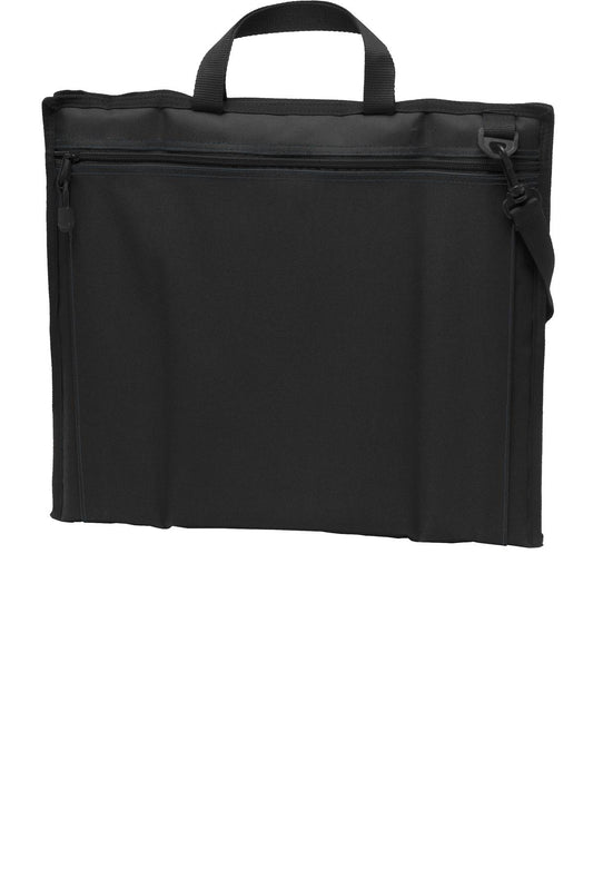 Rear View of Black Port Authority Stadium Seat. BG601