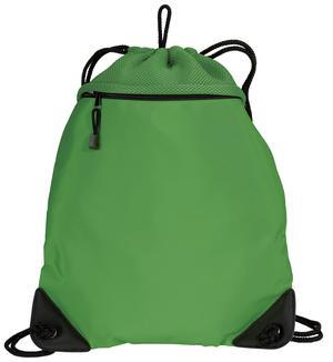 Black Port Authority - Cinch Pack with Mesh Trim. BG810