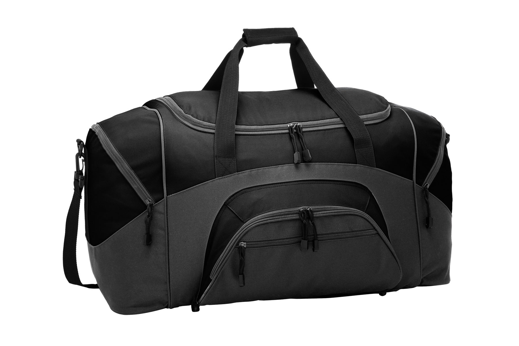 SanMar BG99_blackcharcoal_flat_ga18_crop.jpg