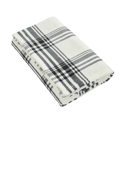 SanMar BP31_blackwhiteplaid_blanket_front.jpg
