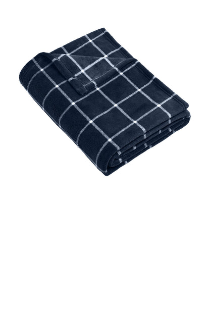 SanMar BP31_rverblunvymarshmallwcheck_blanket_front.jpg