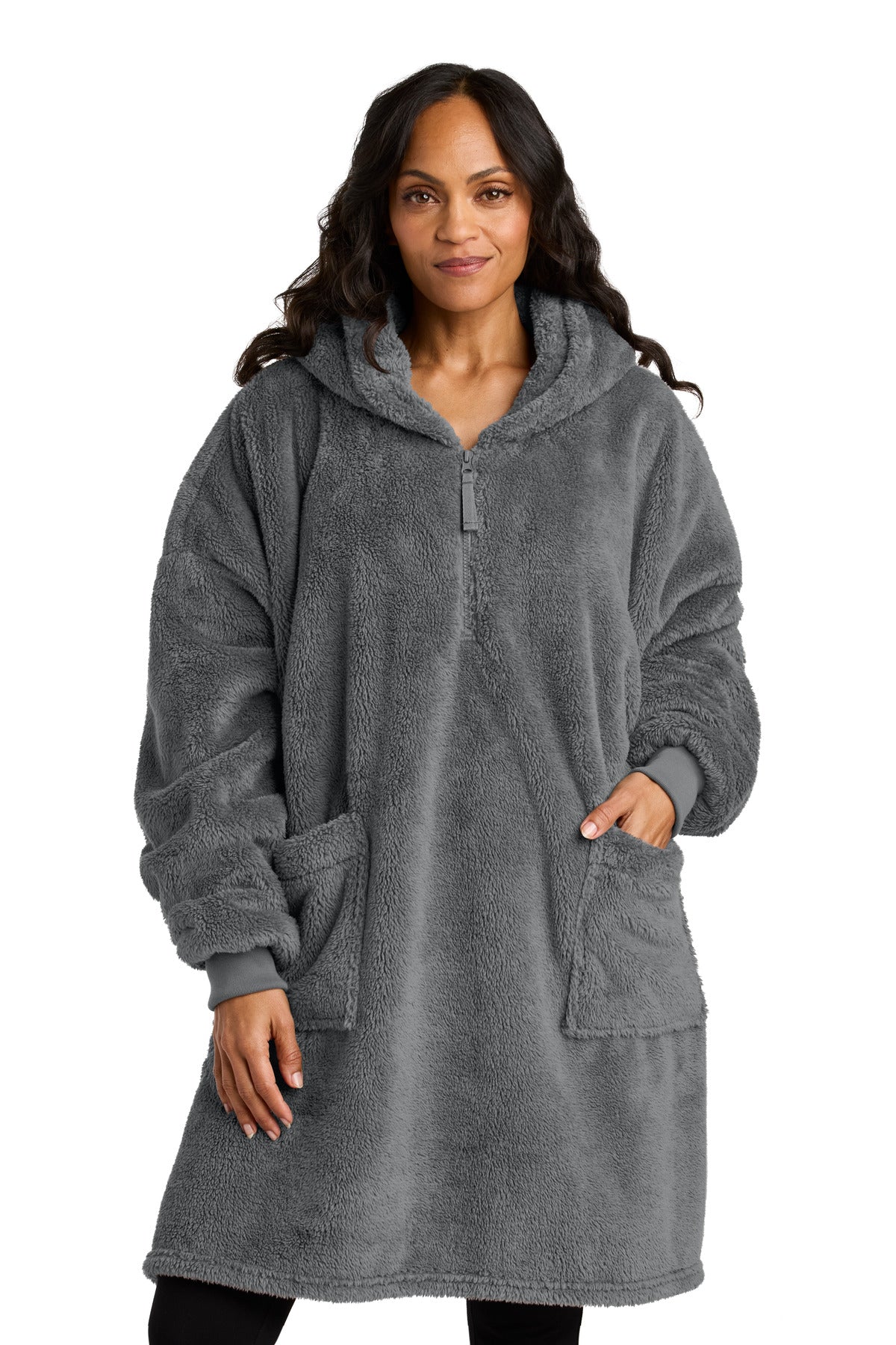 SanMar BP42_smokegrey_model_front.jpg