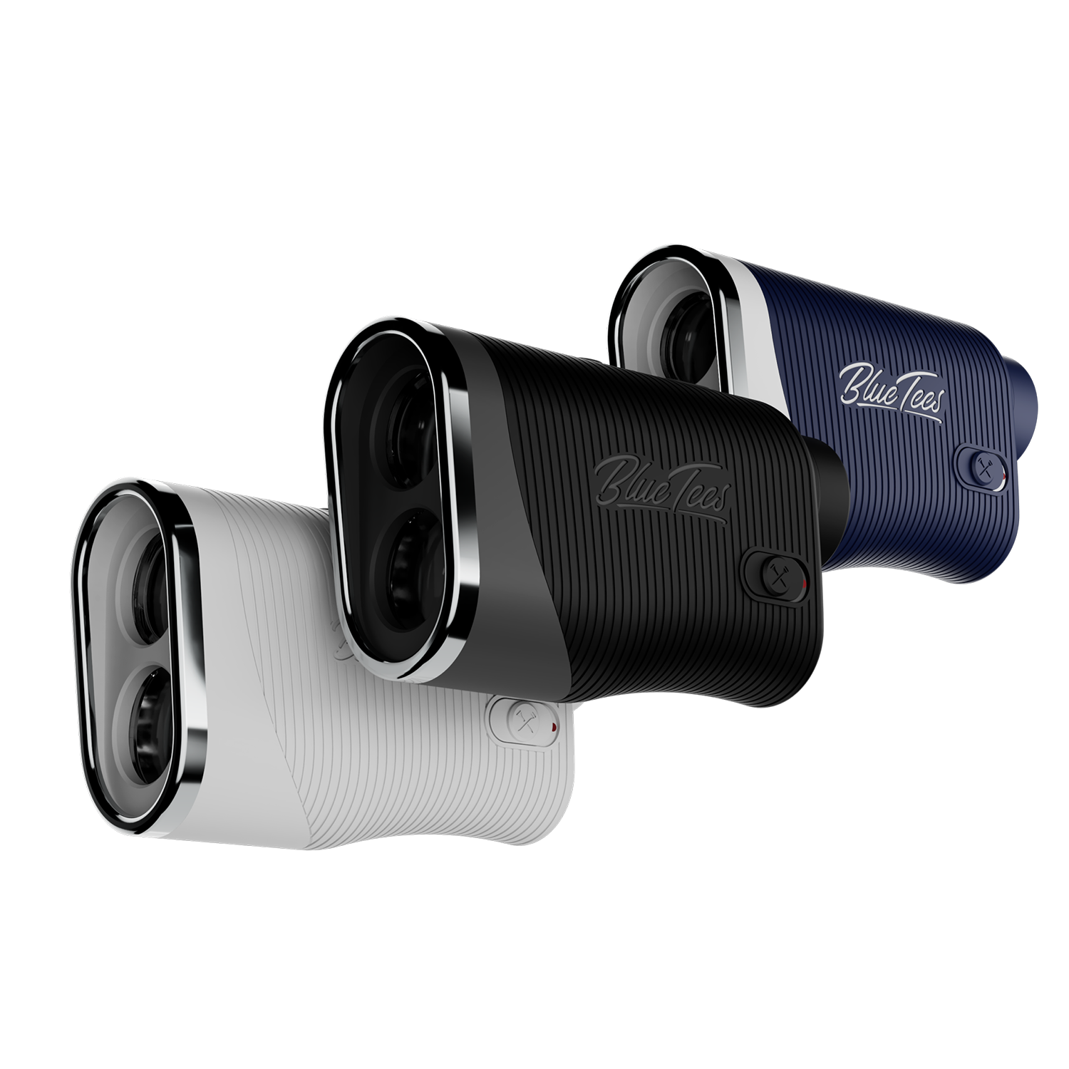 Black Blue Tees Golf 3 Max+ Rangefinder with Customized Case