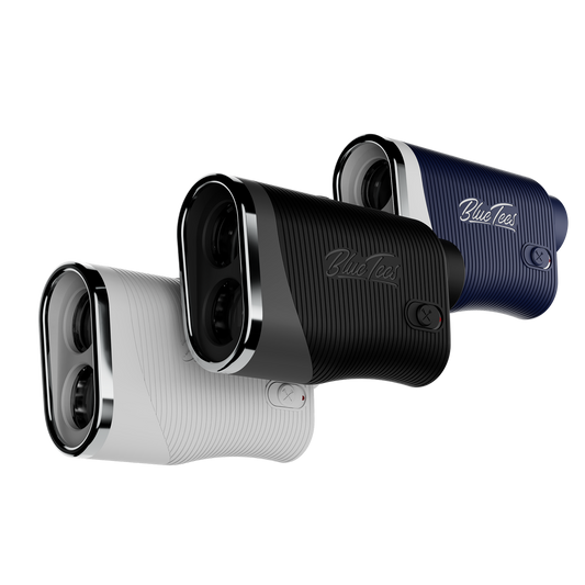 Black Blue Tees Golf 3 Max+ Rangefinder with Customized Case