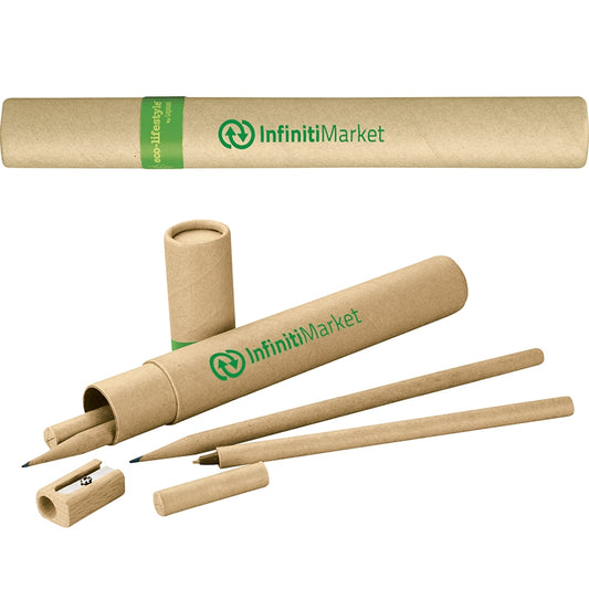 Natural Ambrose Pen & Pencil Set