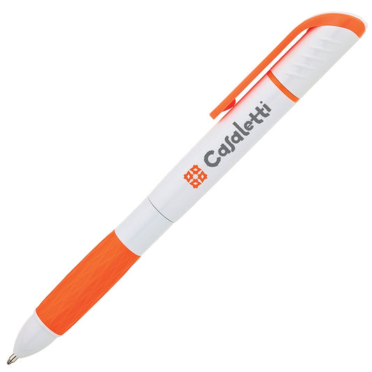 Orange Vortex Ballpoint & Highlighter