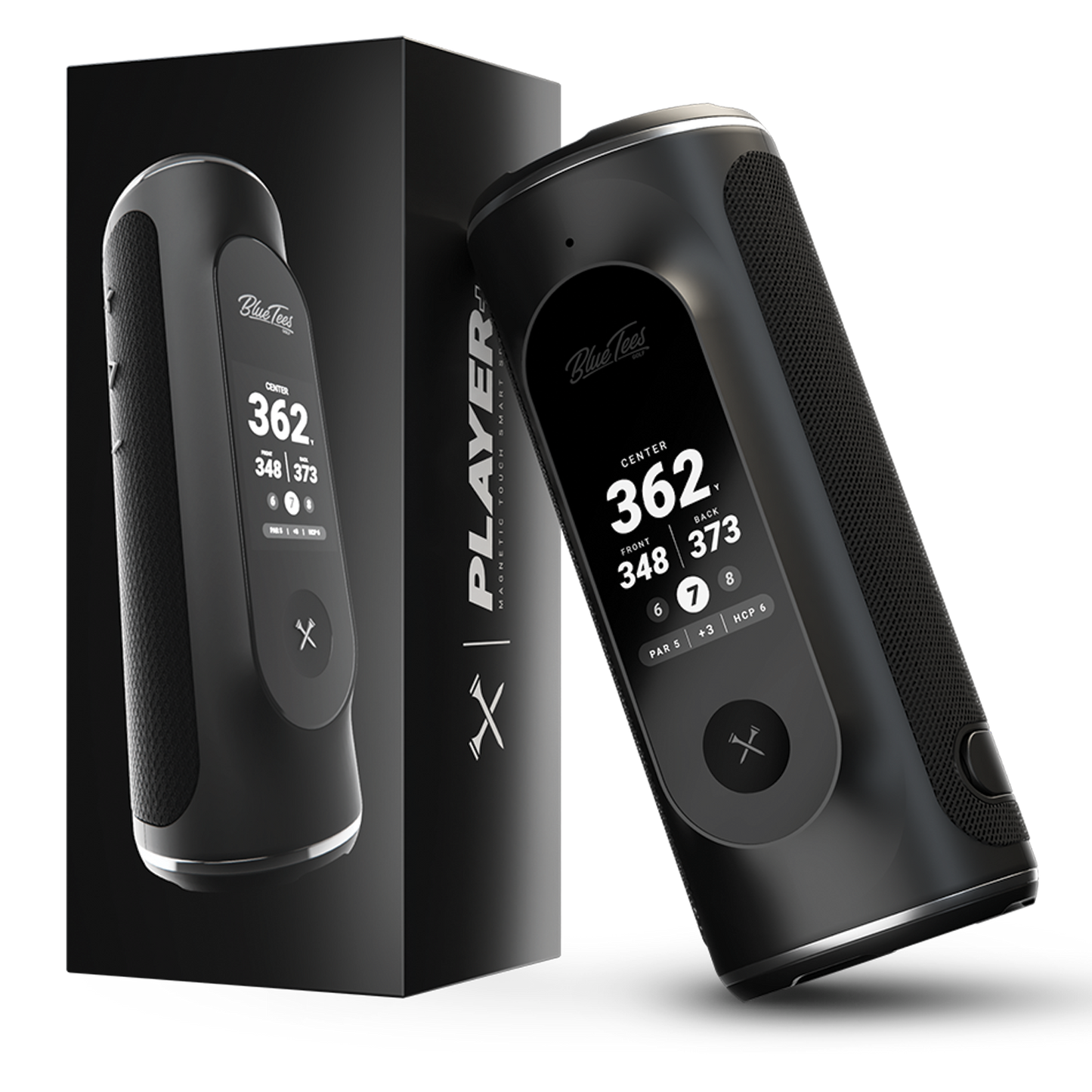 Blue Tees Player+ GPS Magnetic Golf Speaker