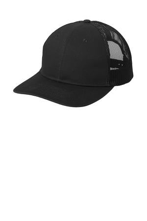 Bk/GyStl Port Authority Snapback Trucker Cap. C402
