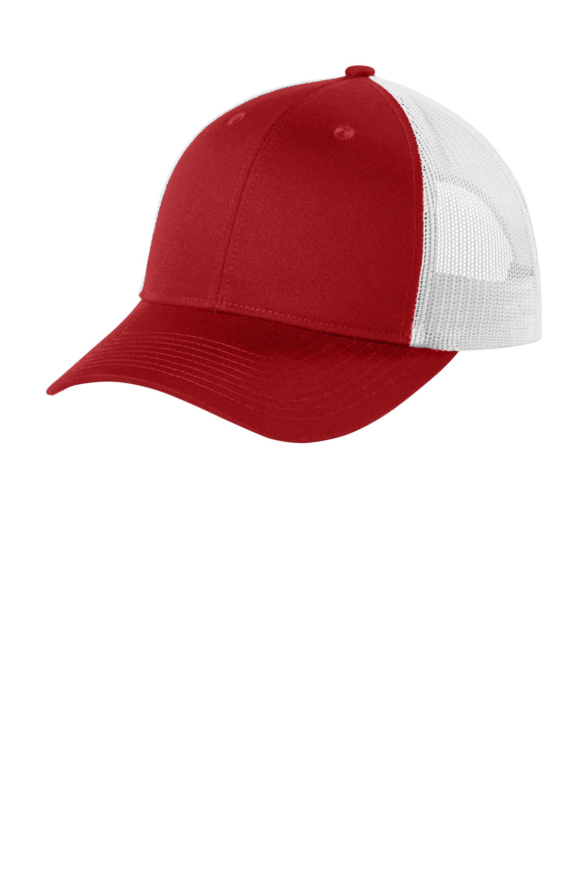 SanMar C402LP_flameredwhite_flat_left.jpg