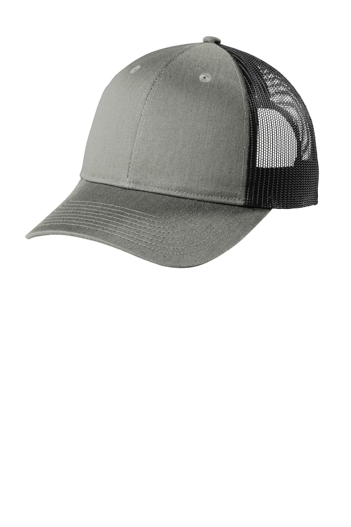 SanMar C402LP_heathergreyblack_flat_left.jpg