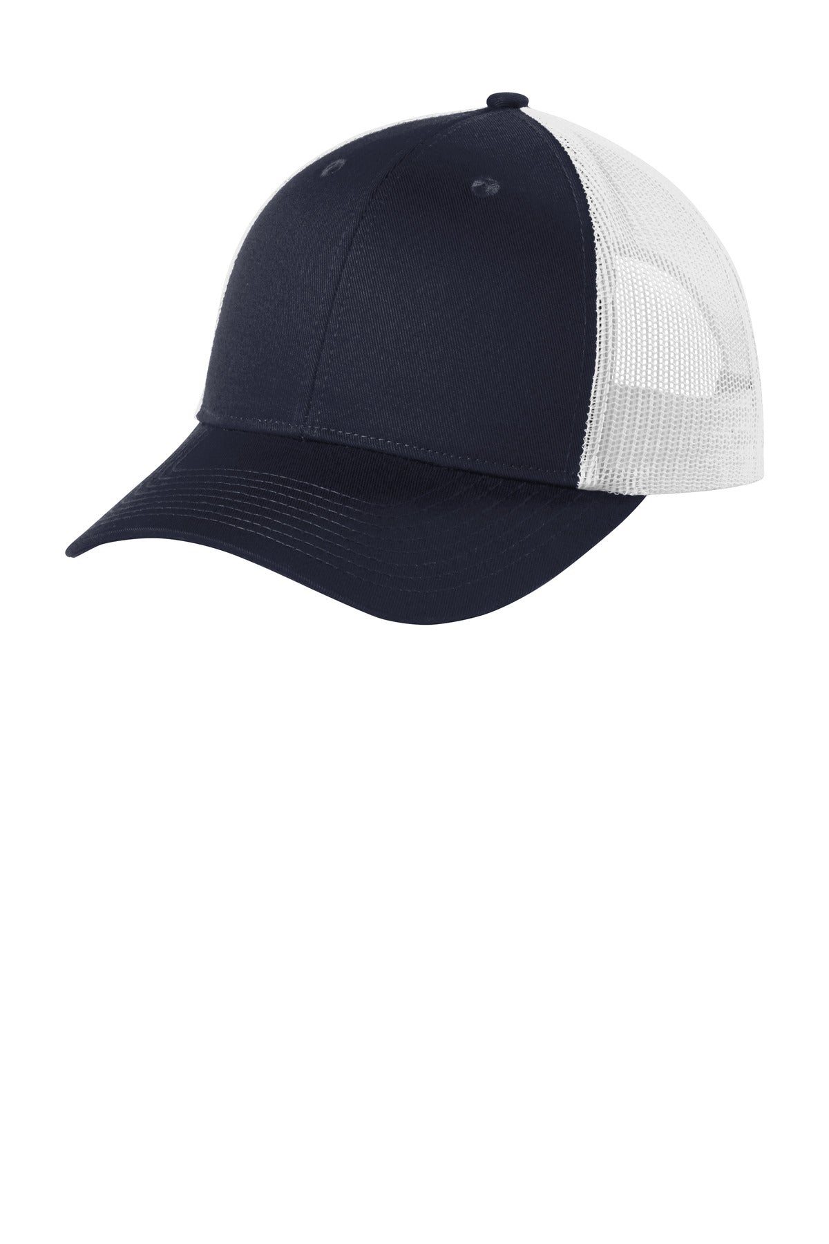 SanMar C402LP_richnavywhite_flat_left.jpg