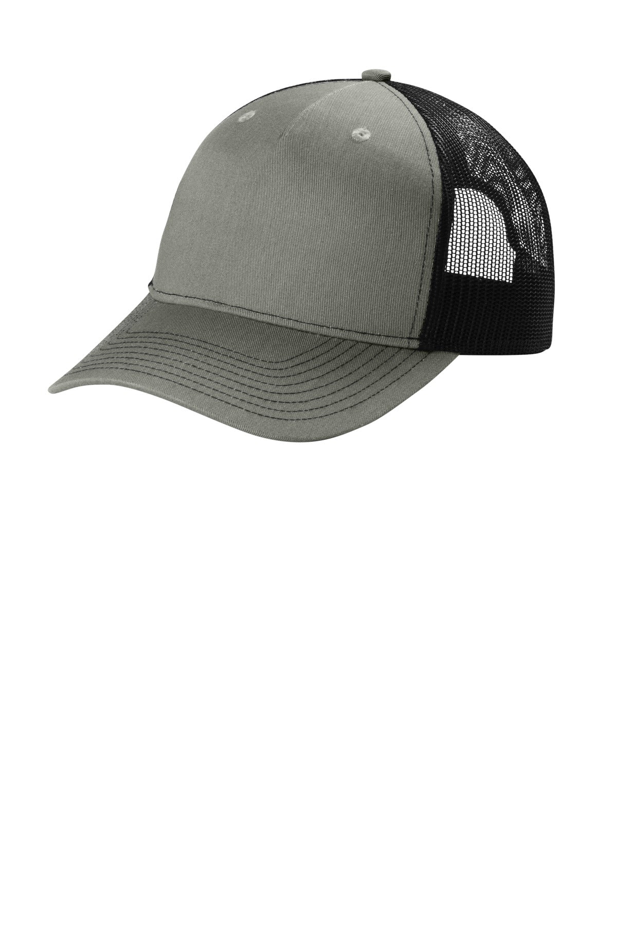 SanMar C405_heathergreyblack_flat_front.jpg