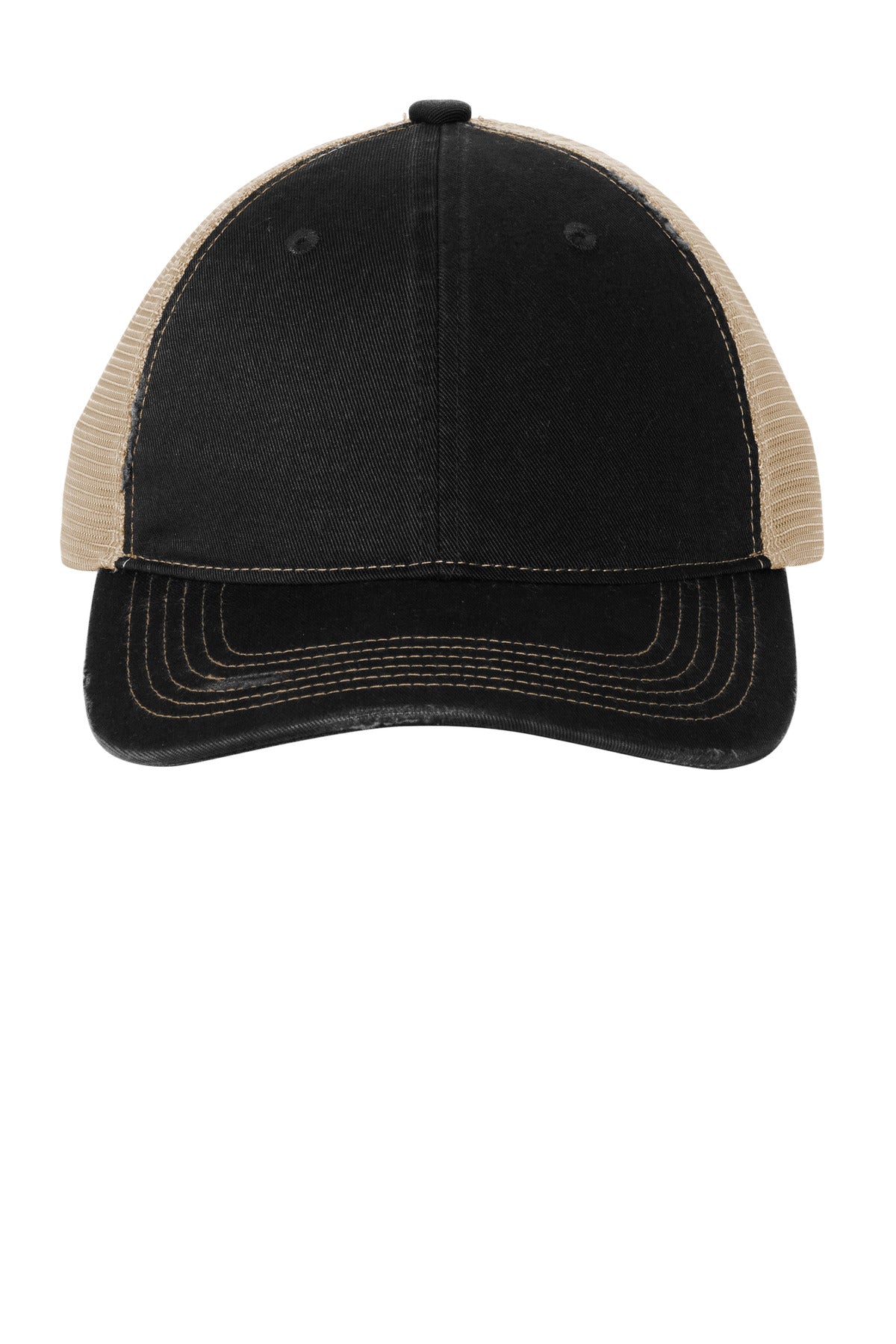 SanMar C600_blackkhaki_hat_straight.jpg