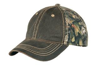 Msy Oak BUCtry Port Authority Pigment Print Camouflage Cap. C819