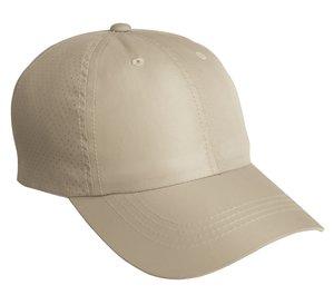 Black Port Authority Perforated Cap. C821