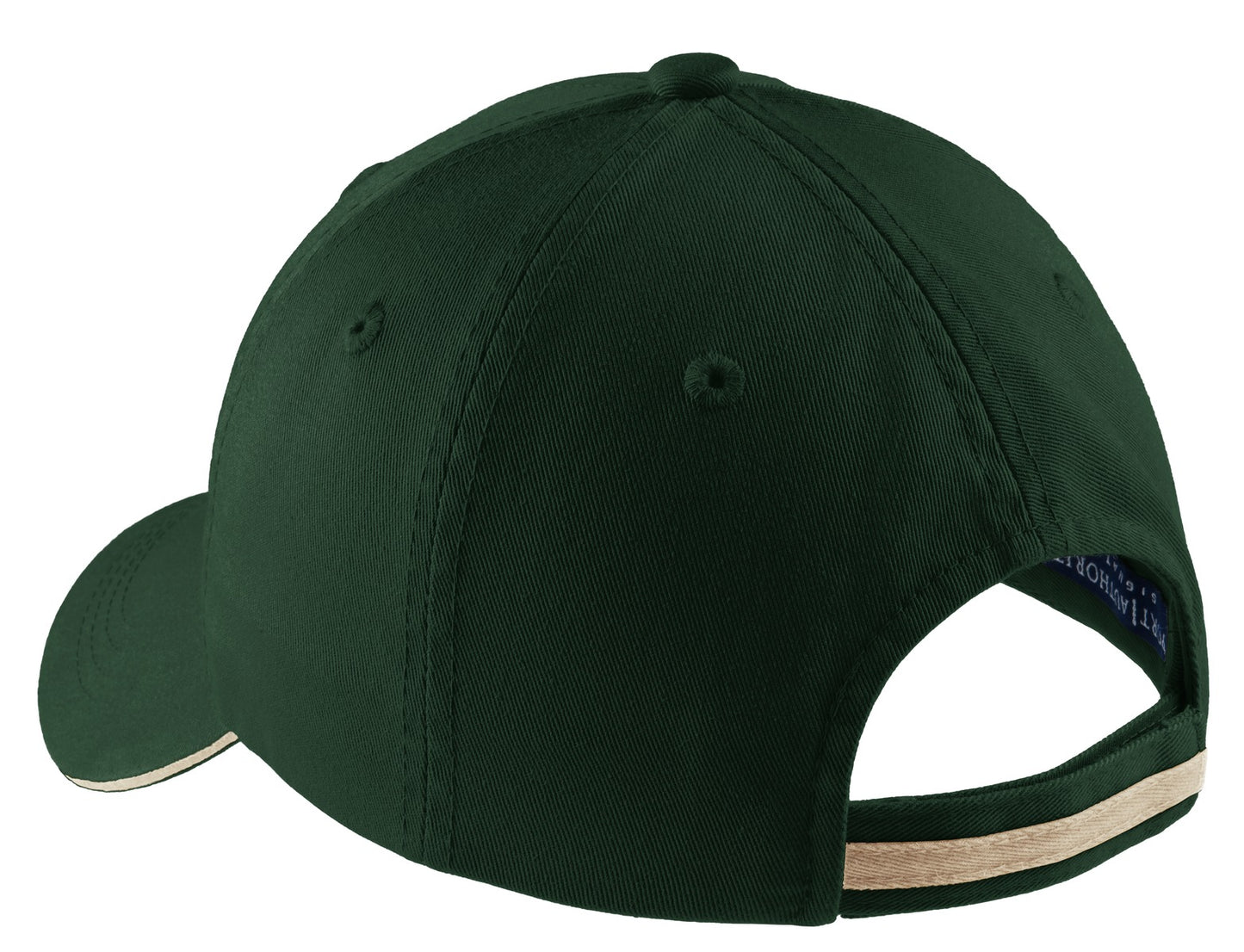 Port Authority Sandwich Bill Cap with Striped Closure. C830