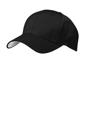 Black Port Authority Pro Mesh Cap. C833