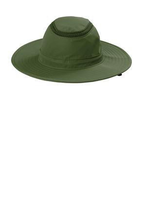 DsBlNavy Port Authority Outdoor Ventilated Wide Brim Hat C947  - L/XL