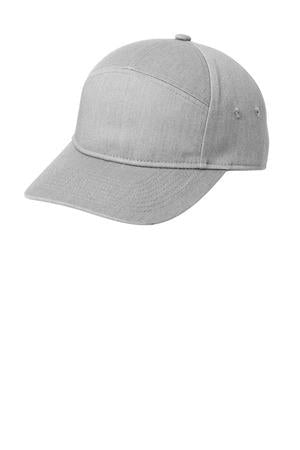 Black Port Authority 7-Panel Cap C964