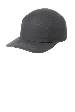 Black Port Authority Brushed Cotton Camper Cap C970