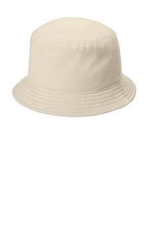 Black Port Authority Twill Short Brim Bucket Hat C976  - S/M