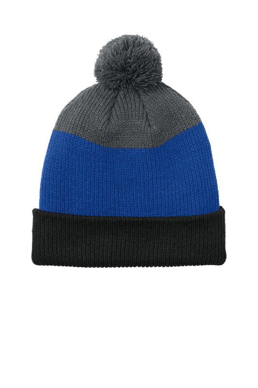 SanMar C979_deepblacktrueroyalstormgrey_hat_front.jpg
