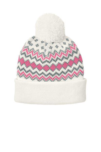 Port Authority Alpine Pom Beanie C991