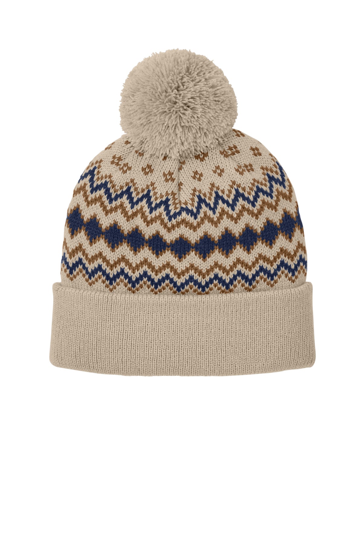 SanMar C991_saharatruenavyduckbrown_hat_front.jpg