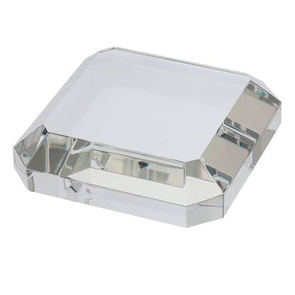 Taranto Square Crystal Paperweight