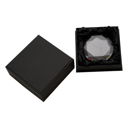 Rimini Gem Cut Crystal Paperweight