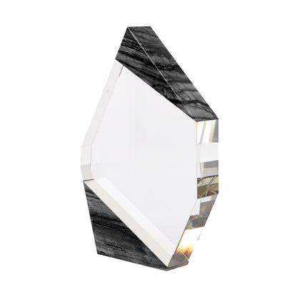 Aquila Crystal Polygon with Marble Trim