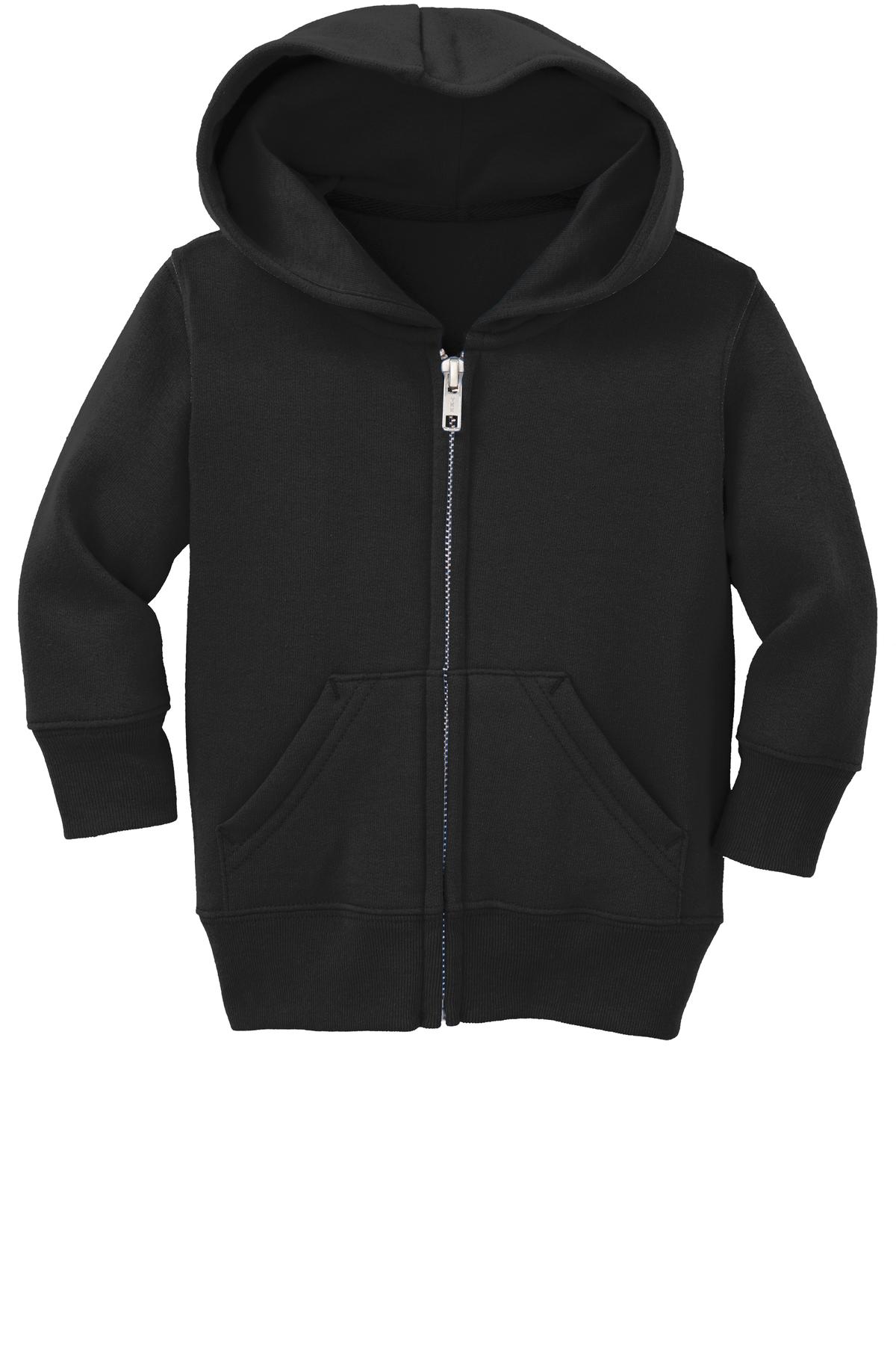 Port & Co Infant Core Fleece Full-Zip Hooded Sweatshirt. CAR78IZH