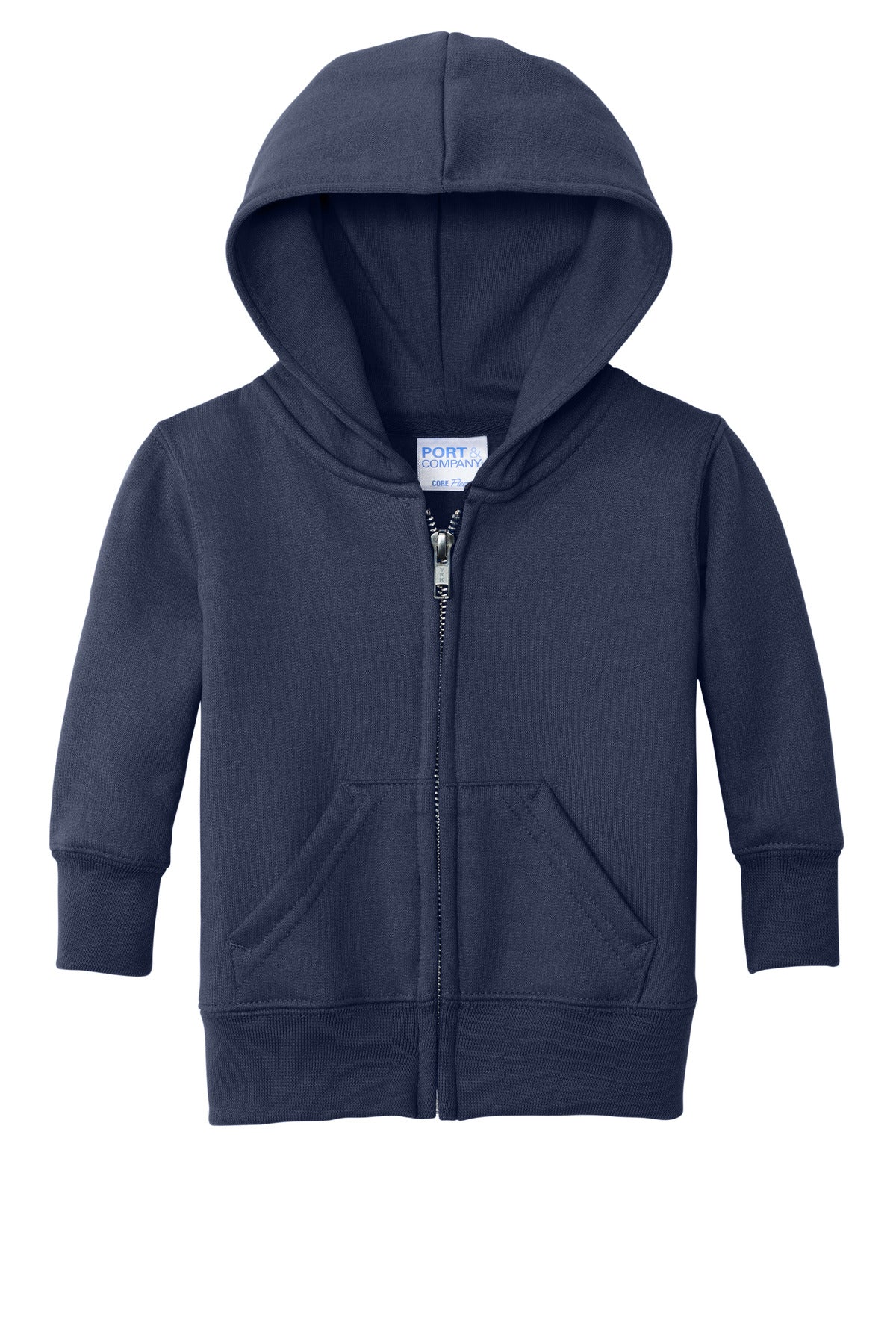 Port & Co Infant Core Fleece Full-Zip Hooded Sweatshirt. CAR78IZH