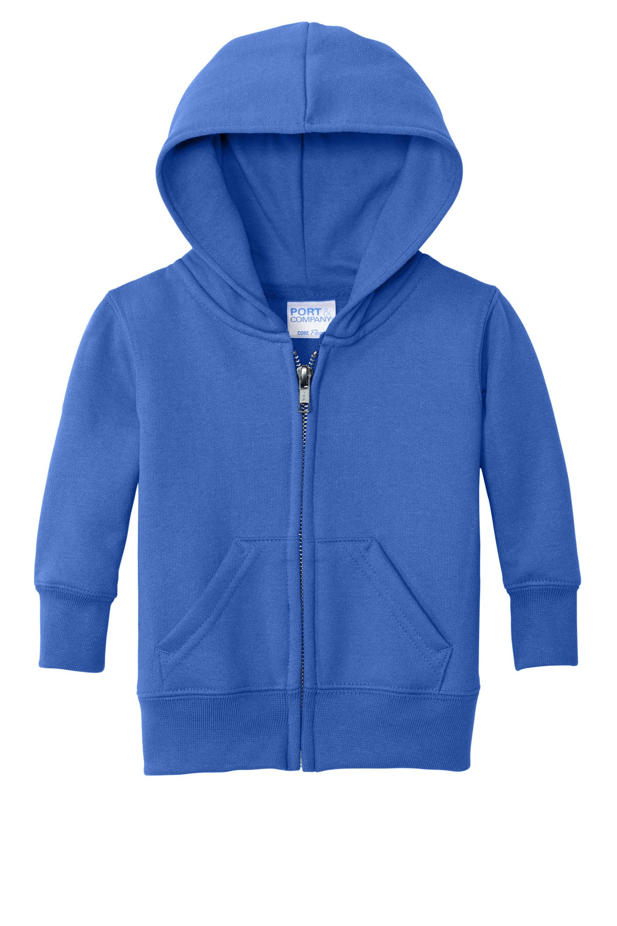 Port & Co Infant Core Fleece Full-Zip Hooded Sweatshirt. CAR78IZH
