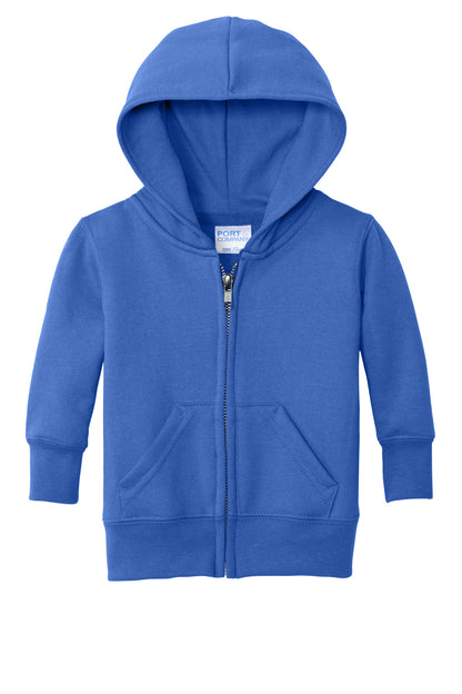 Port & Co Infant Core Fleece Full-Zip Hooded Sweatshirt. CAR78IZH