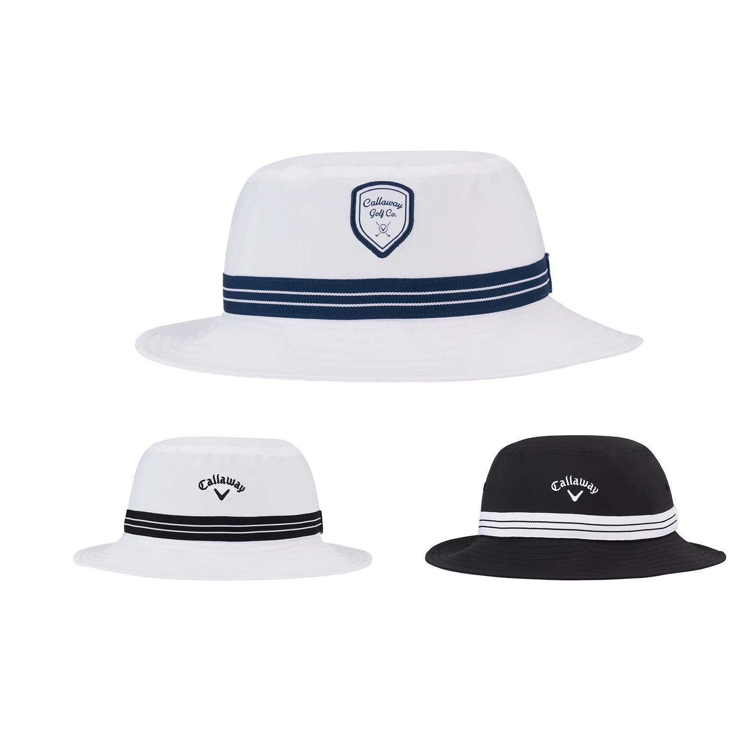 Black Callaway Men's Bucket Hat  - Small/Medium