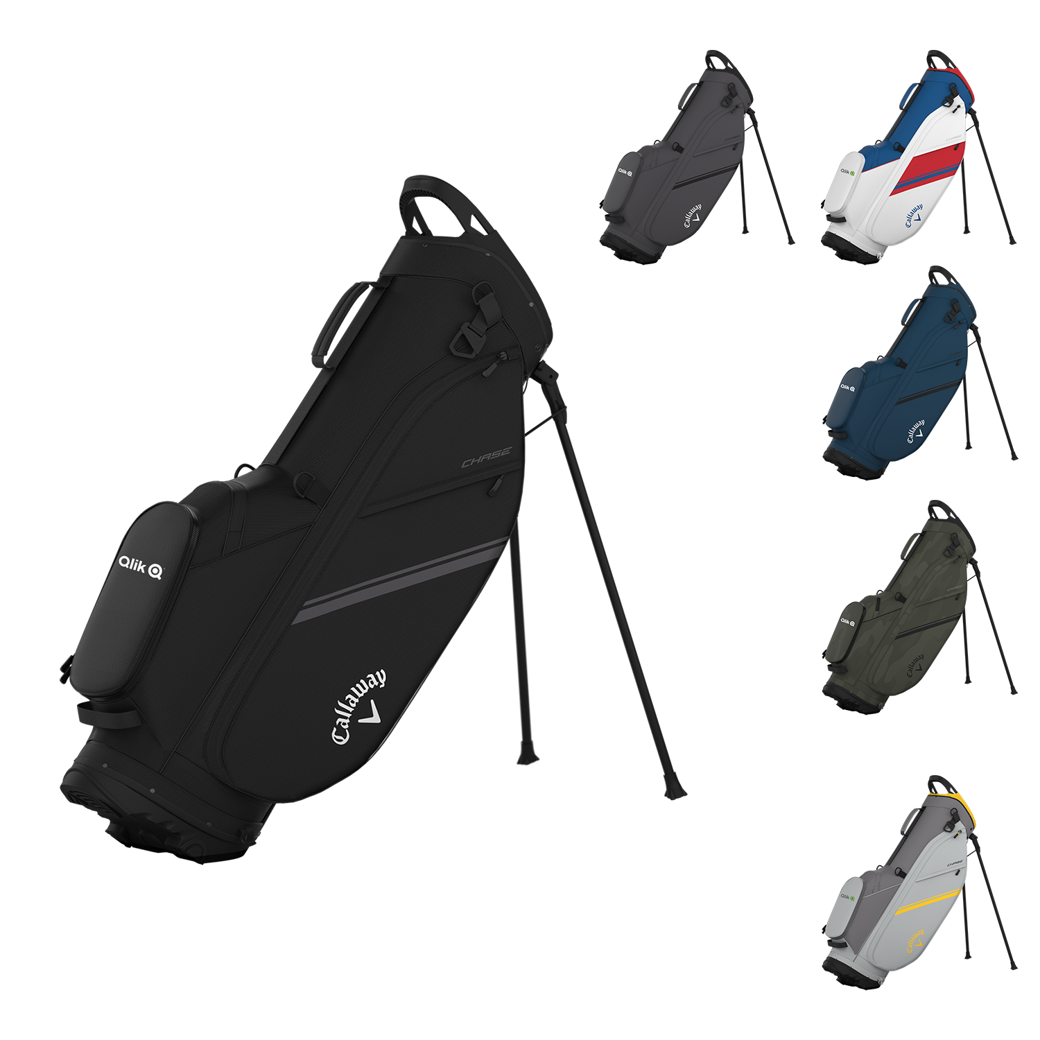 Black Callaway Chase Stand Golf Bag