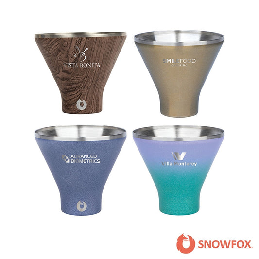 N/A Snowfox® 8 oz. Shimmer Finish Vacuum Insulated  Martini Cup