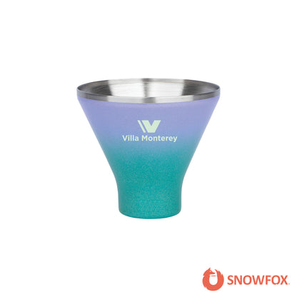 Snowfox® 8 oz. Shimmer Finish Vacuum Insulated  Martini Cup