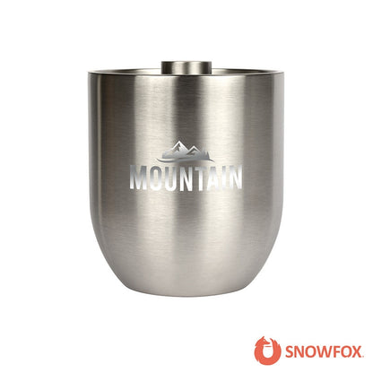 Snowfox® 3L Double Wall Stainless Steel, Vacuum Insulated Ice Bucket