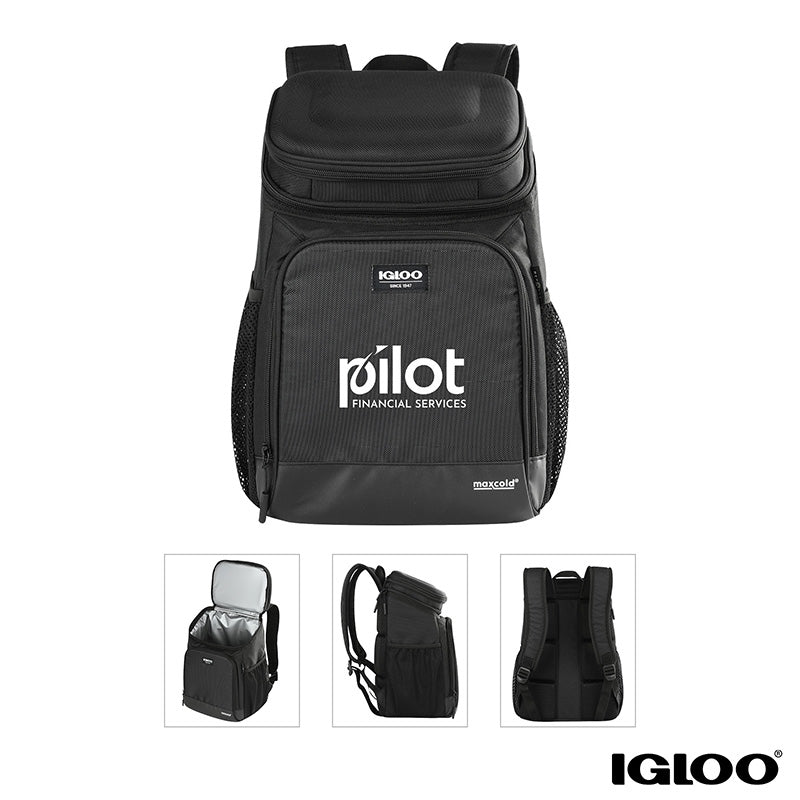 N/A Igloo® MaxCold® Evergreen 18-Can RPET Cooler Backpack