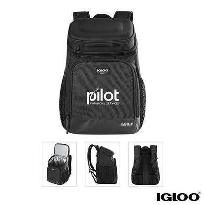 N/A Igloo® MaxCold® Evergreen 18-Can RPET Cooler Backpack