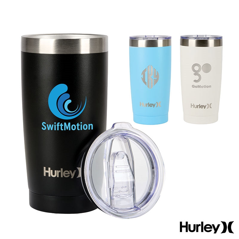 N/A Hurley® 20 oz. Double Wall Stainless Steel Travel Tumbler