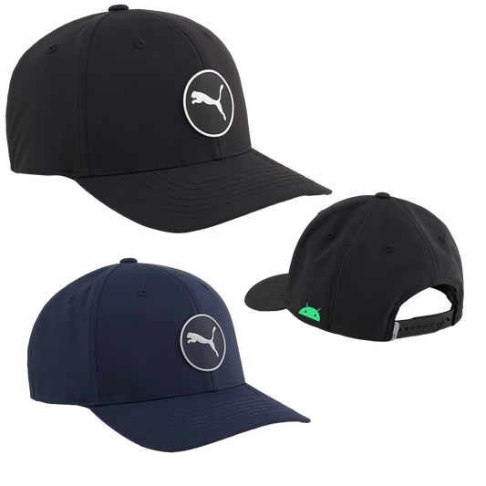 Black Puma Circle Cat Tech Cap