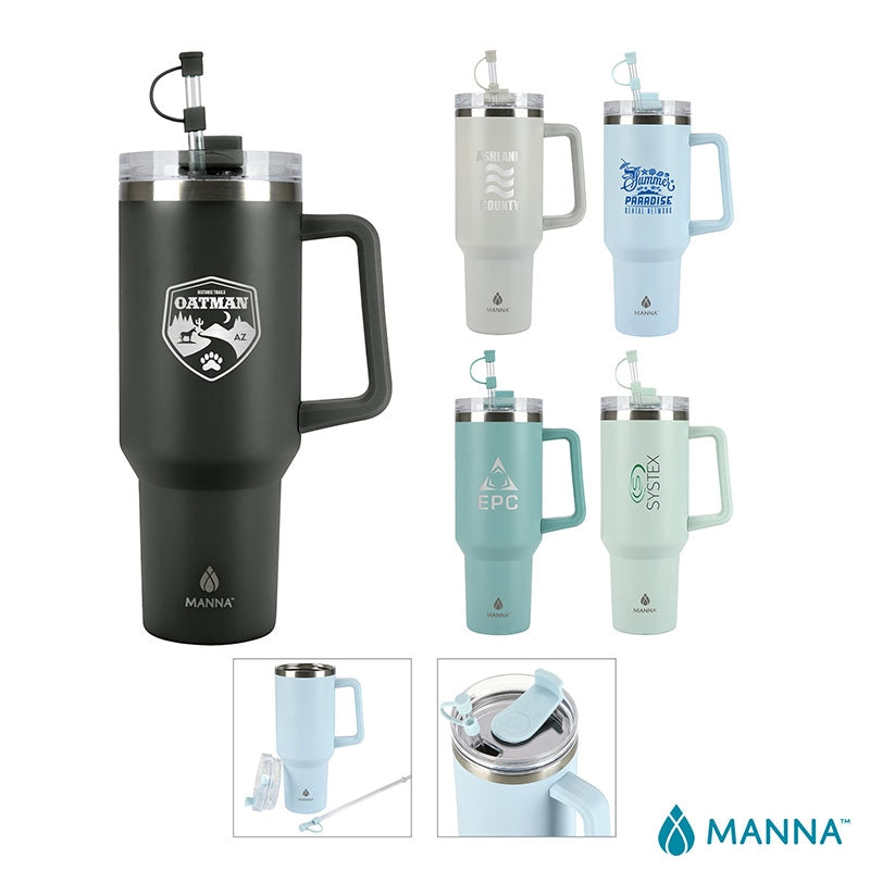 N/A Manna™ Atlas 40 oz. Double Wall Stainless Steel Travel Tumbler