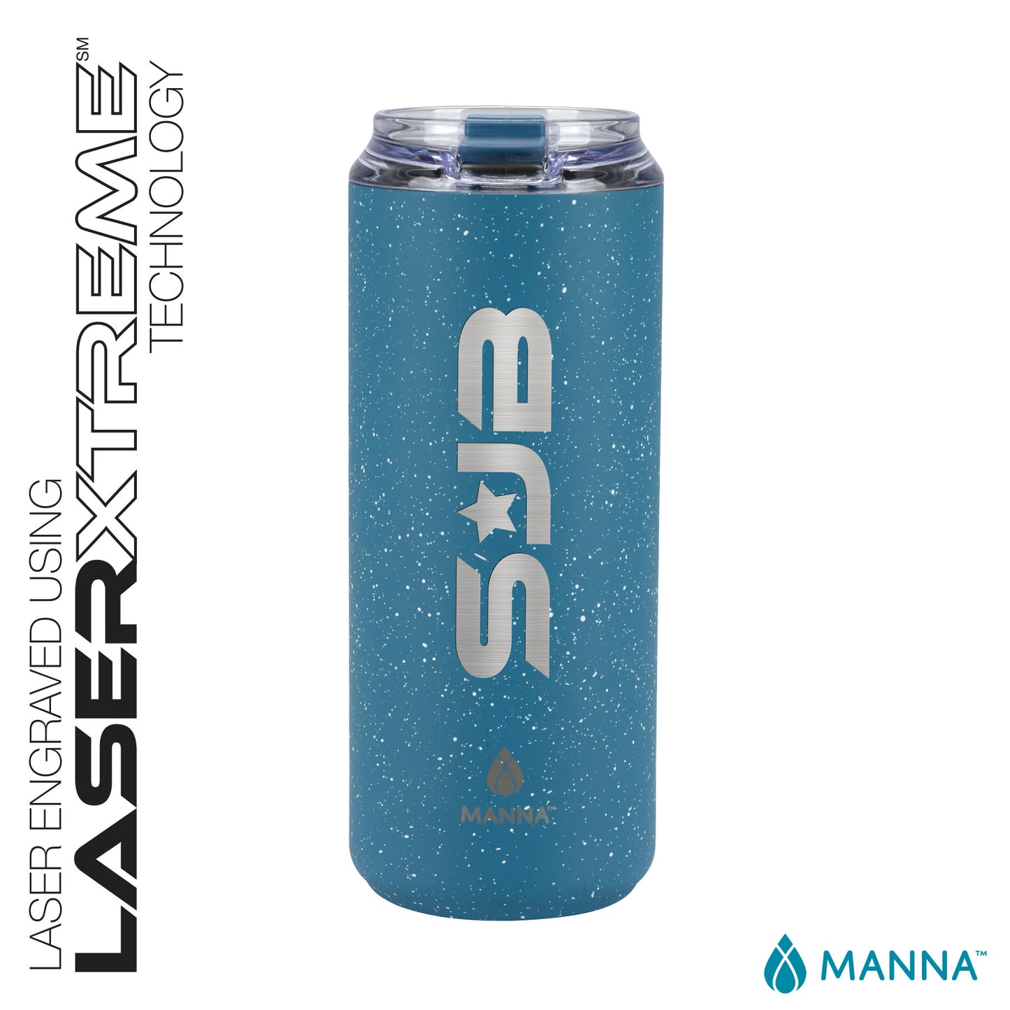 Manna™ Tall Boy 18 oz. Double Wall Stainless Steel Tumbler w/ Speckled Finish